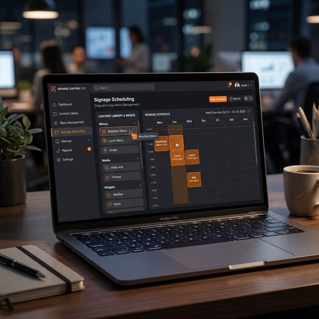 Digital Signage Dashboard Management