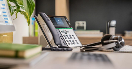 VoIP desk phone
